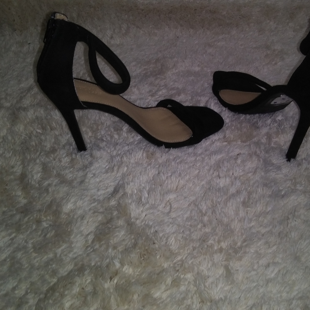 Charlotte Russe, black talia stilettos, 8